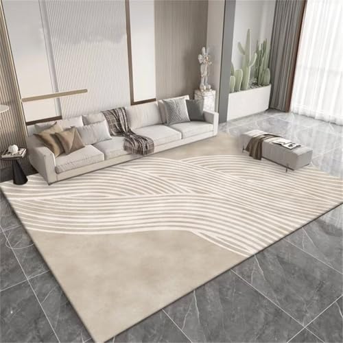 Tapis de salon gris durable et robuste pour decoration maison moderne - 2