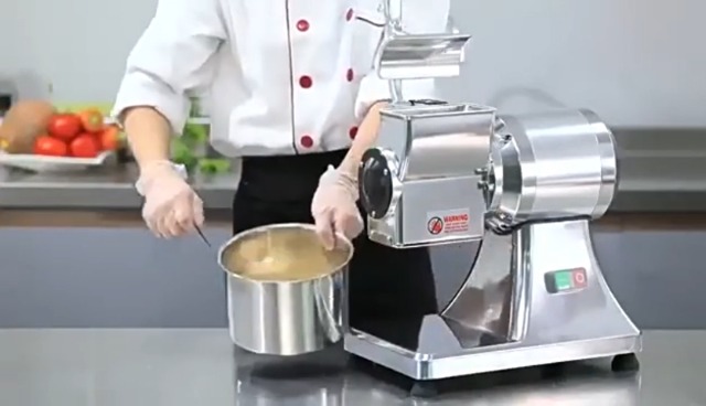Rallador eléctrico comercial de queso acero inoxidable 550W miniatura 7