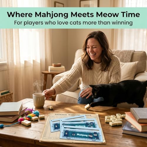 Mahjong Line Finder - Set 4 Tarjetas Regla Para Jugadores miniatura 6