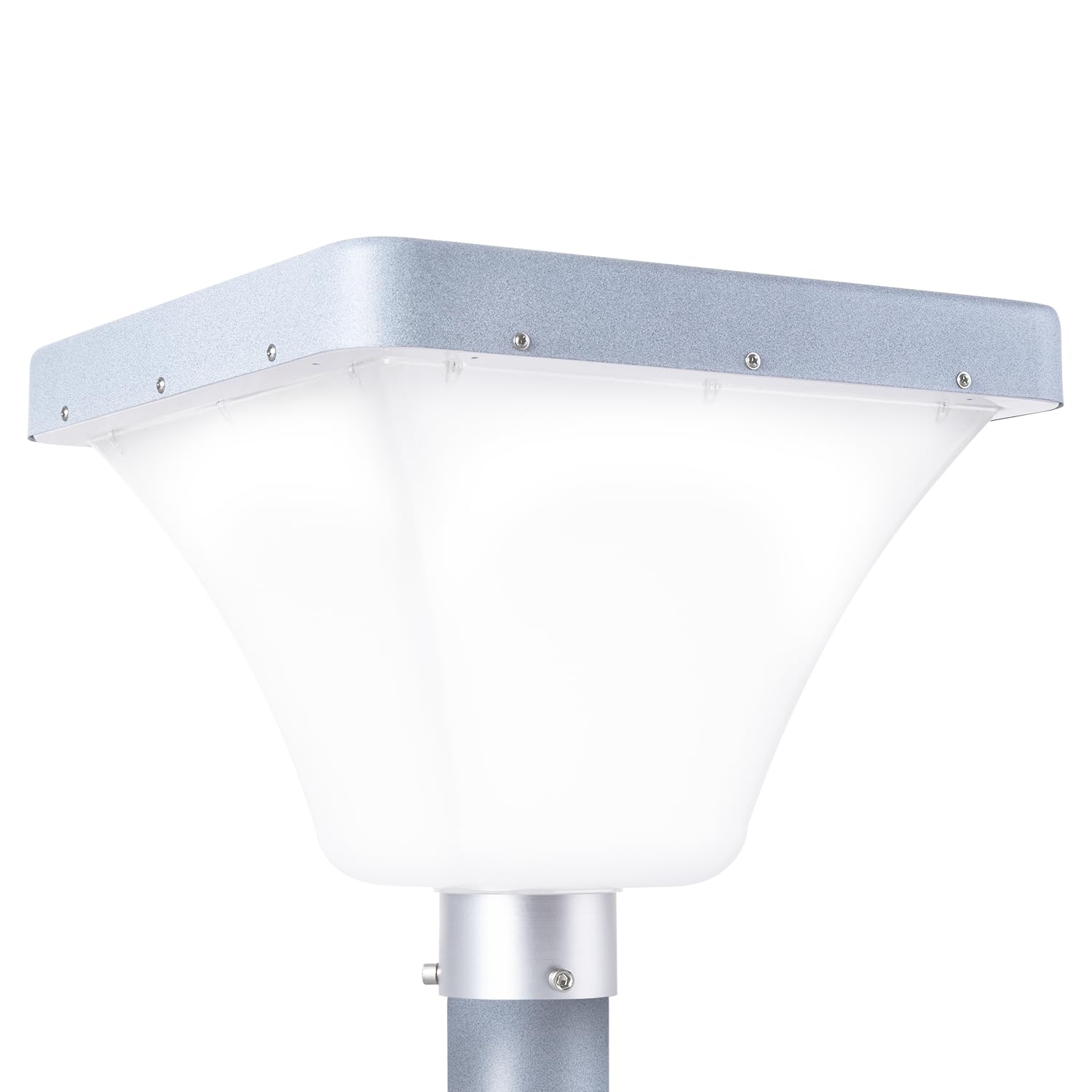 Farola LED Solar Rectangular para Jardines 45W | Greenice