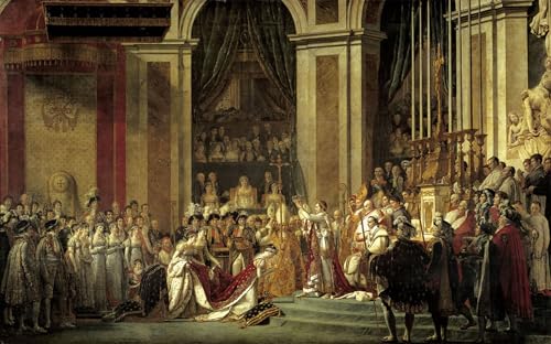 Impression Tableau Napoléon Ier Jacques Louis David 60x90cm Décoration Murale Prestige