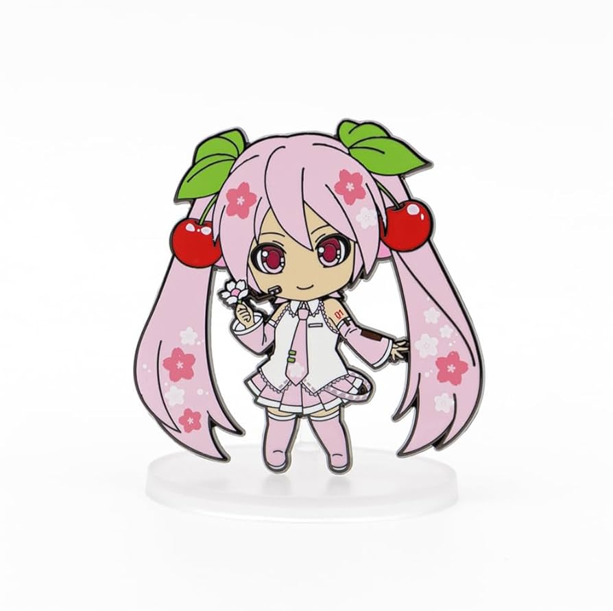 ミキミニ૮₍ ̥⎽ ̫ ⎽ ̥₎ა Amazon.com: Good Smile Connect Nendoroid Pin Miku Version 2