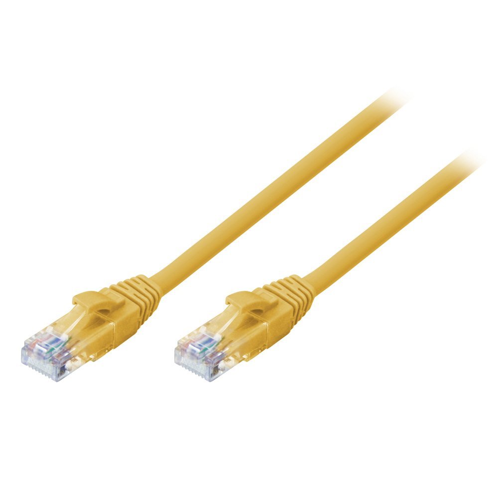 Lindy Yellow 0.5M Cat6 U/Utp Network Cable.