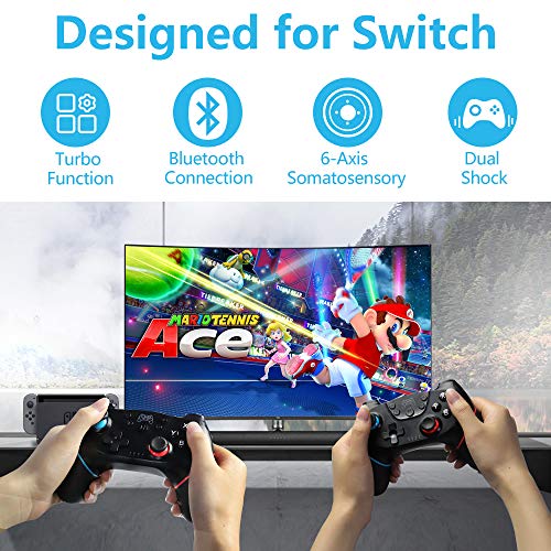 SPGOOD Draadloze Controller Voor Nintendo Switch, Console Bluetooth Pro voor Nintendo Switch/Switch Lite,Turbofunctie… - Image 8