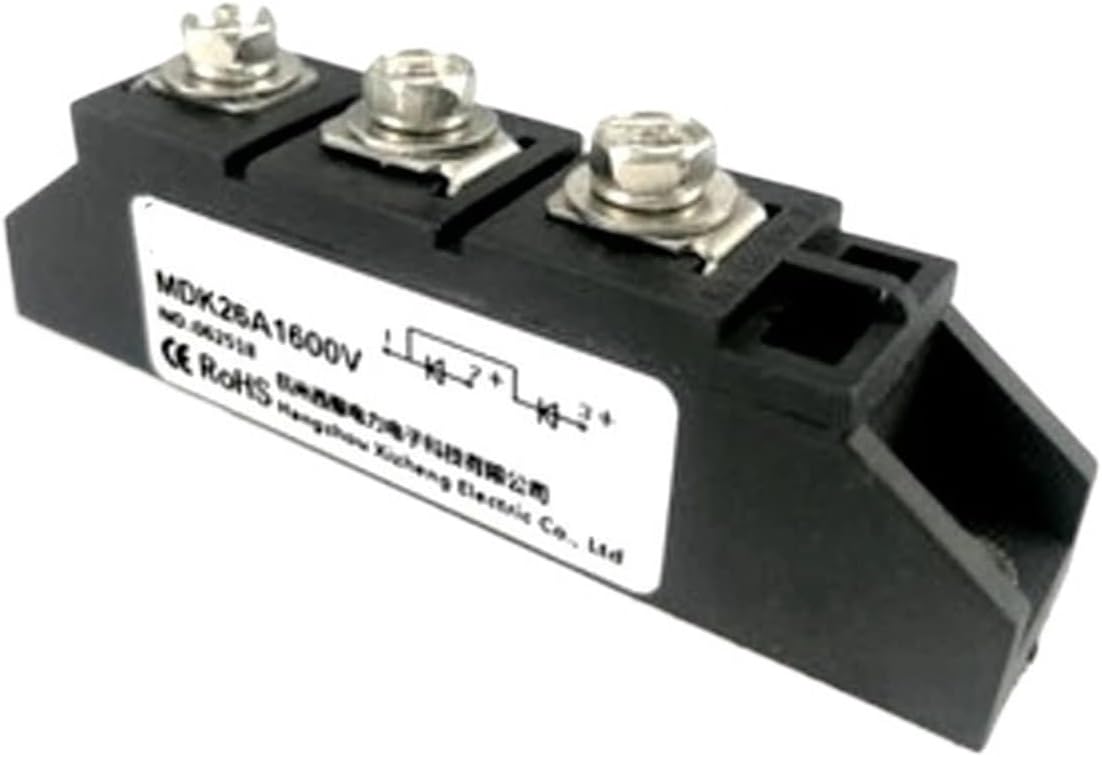 1pc Photovoltaic Diode Two in and one out MDK 26A 40A 55A 75A 90A 110A Rectifier Module Solar Anti-reverse Diode(MDK40A1600V)