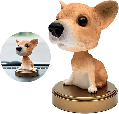 Miniatura 8 de ULTNICE Tablero de instrumentos con cabeza de árbol de cabeza de resina, figuras de cachorros, cabeza de resina, para el hogar, tablero de