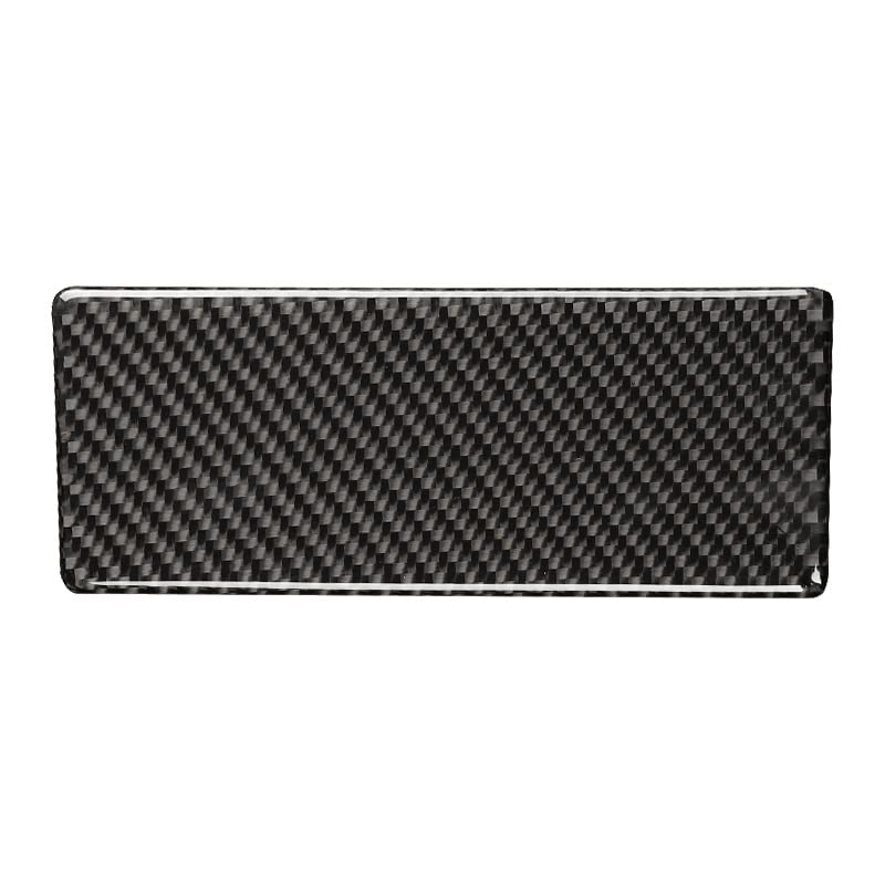 Toworldit Soft Carbon Fiber Interior Dashboard Decoration Kit Trim Sticker Compatible Infiniti Q50 Q60 2014-2019 (Rear Seat Ashtray Panel Sticker)