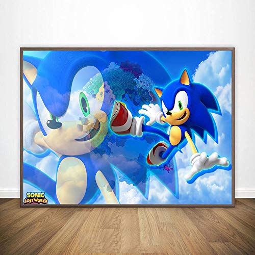 keletop 1000pcs_Wooden Adult Puzzle_Sonic New Blue Flash_Puzzle Puzzle Toy Rompecabezas de Madera...