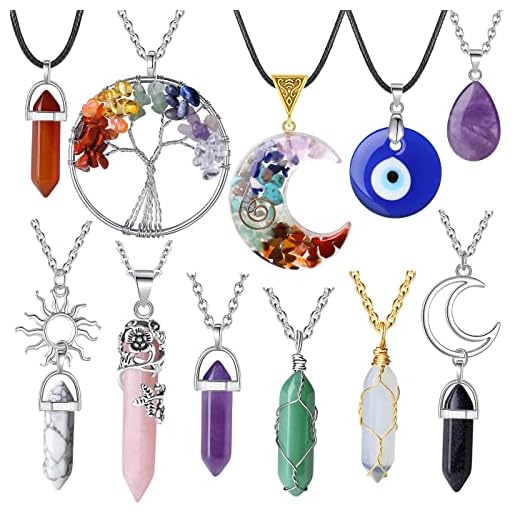 XIANNVXI Crystal Evil Eye Necklace Set