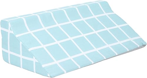NEPPT - Almohada de cuña para úlceras de cama, posicionamiento y soporte corporal, tela lavable extraíble, multiusos, diseño en forma de R, ligera y