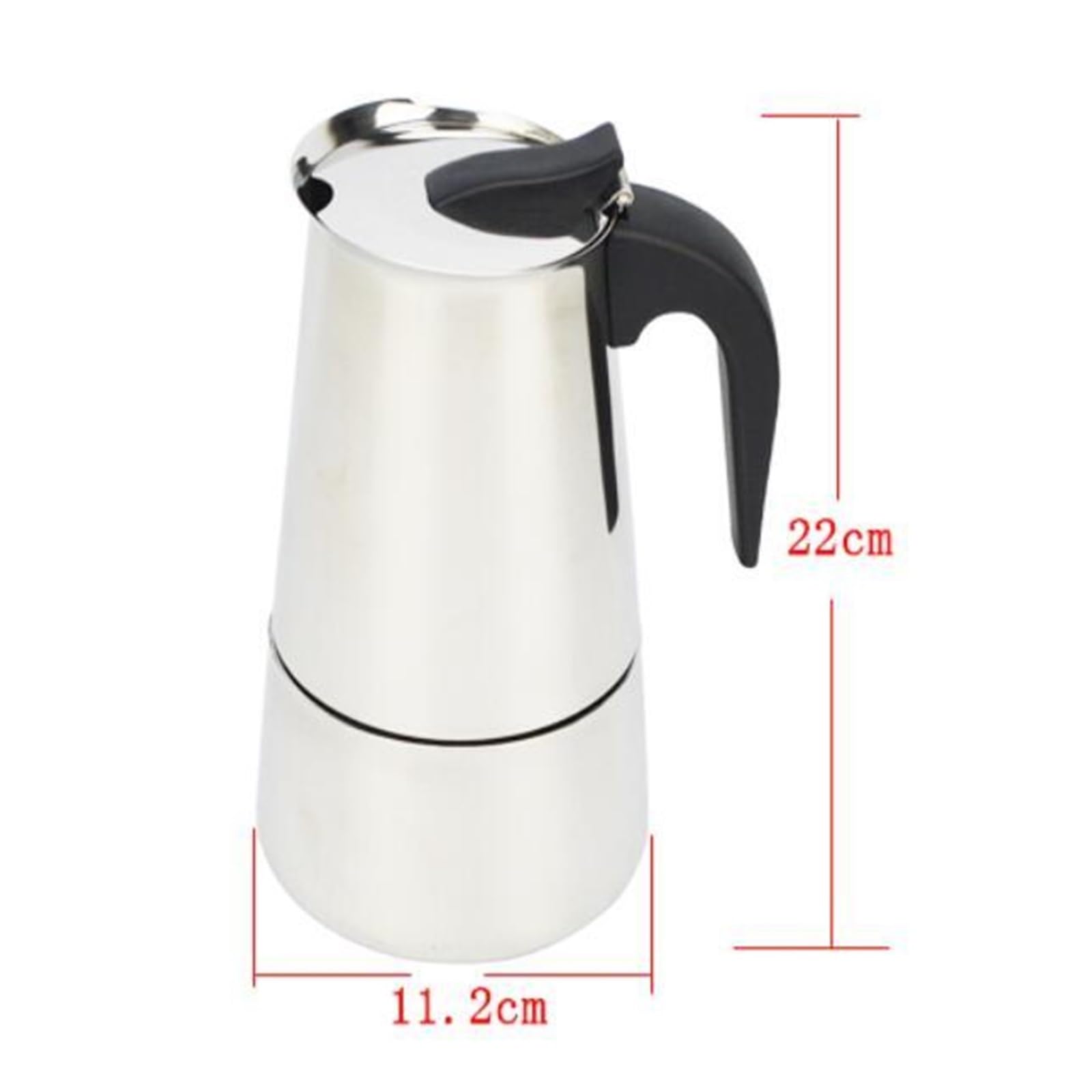 Generico Caffettiera Moka da 4/6/9 tazze Macchina for caffè Latte(9 CUP)