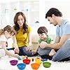 vvhippo Montessori Juguete Educativo, Juguetes para Niños Contar 48 Piezas Juego de Combinación de Contar matemáticas Montessori con Cuenco, Pinzas, Juguete para niños de 3 4 5 años (ZJWJ-NCDW) #1