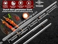Kochpinzette Küchen-Pinzette Grillpinzette Pinzette 45,0 cm Farbe Silber – Ansicht 4
