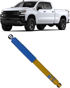 Bilstein 24-293464 Single 4600 Series Rear Monotube Shock fits 2019 2024 Silverado Sierra 1500 4WD RWD - Improves Ride Quality, Handling & Comfort