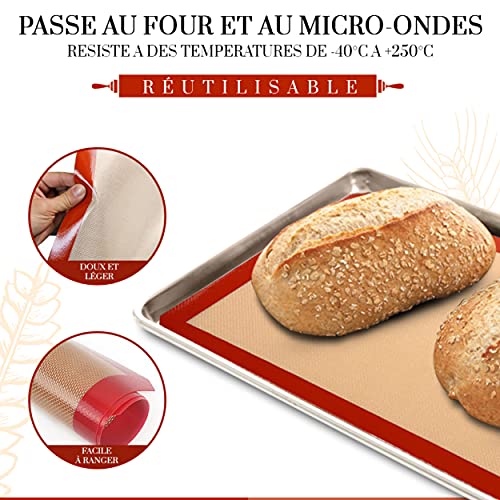 Bounicy Tapis de cuisson silicone 30x40