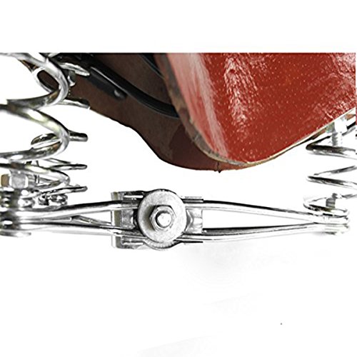 Aukmont Vintage Classic Comfort Leather Bicycle Bike Cycling Saddle Seat (Brown) #TOP6