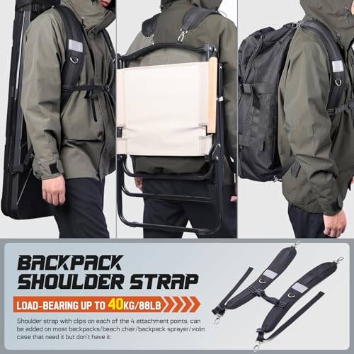 Pitozer Backpack Straps, Backpack Shoulder Strap for bags strap Replacement Padded Strap Adjustable with Metal/Plastic Clips by Pitozer - Image 5