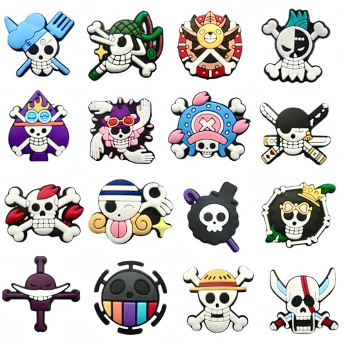 16Pcs Anime Shoe Decoration Charms Cute Cartoon Shoe Accessories Charms for Adults