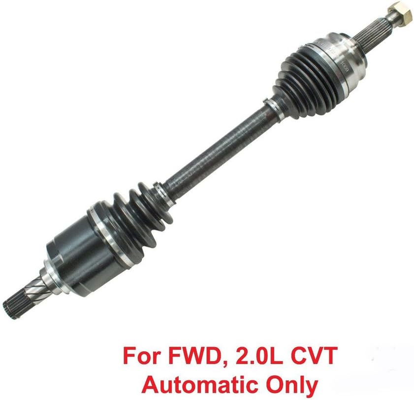 DTA MI2851 Front Left - New Premium CV Axle (Drive Axle Assembly) Compatible with Mitsubishi Lancer FWD CVT Trans Only