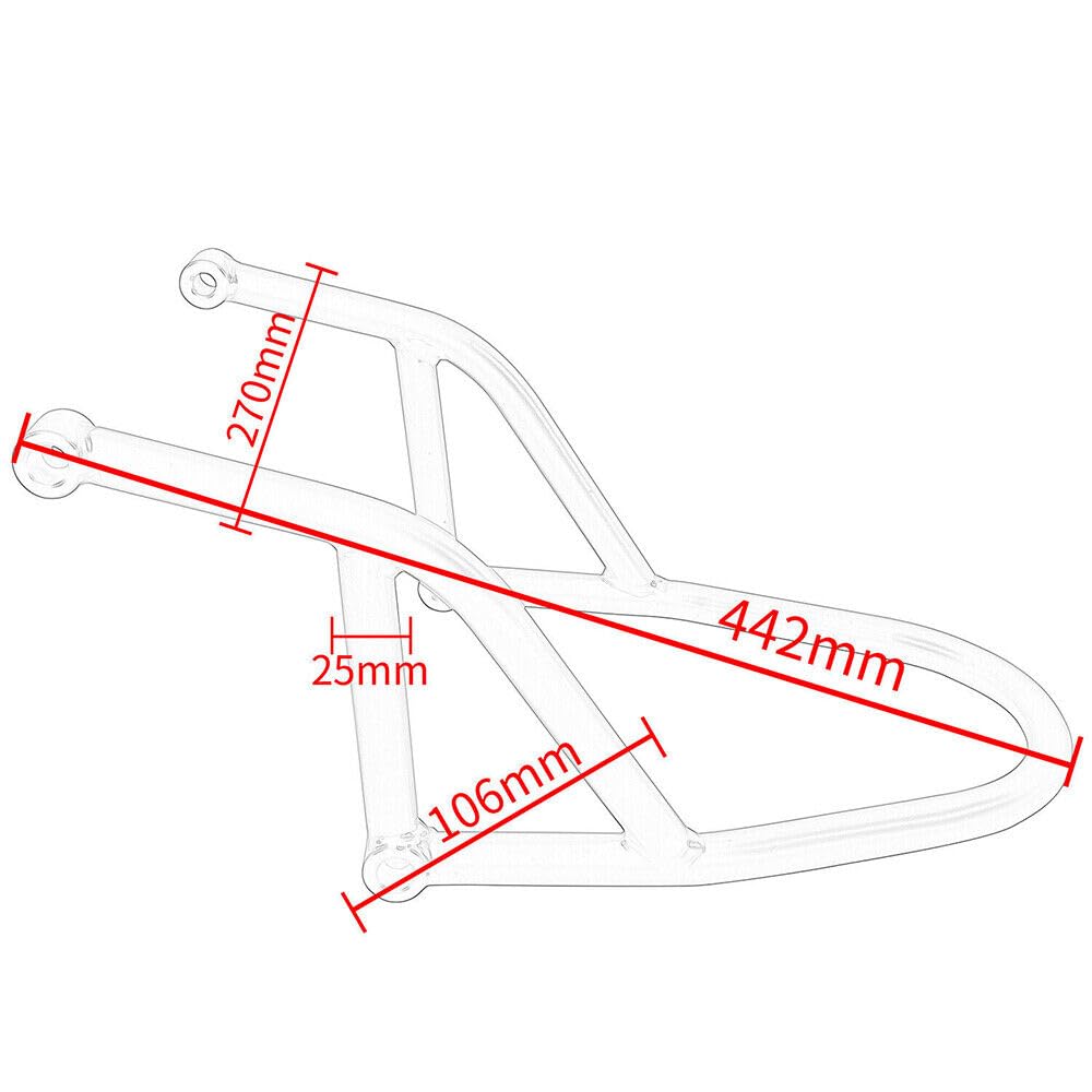Beifahrer Sissy Bar Hintere Rückenlehne Handlauf Für Honda Rebel CMX 300 500 2017-2023