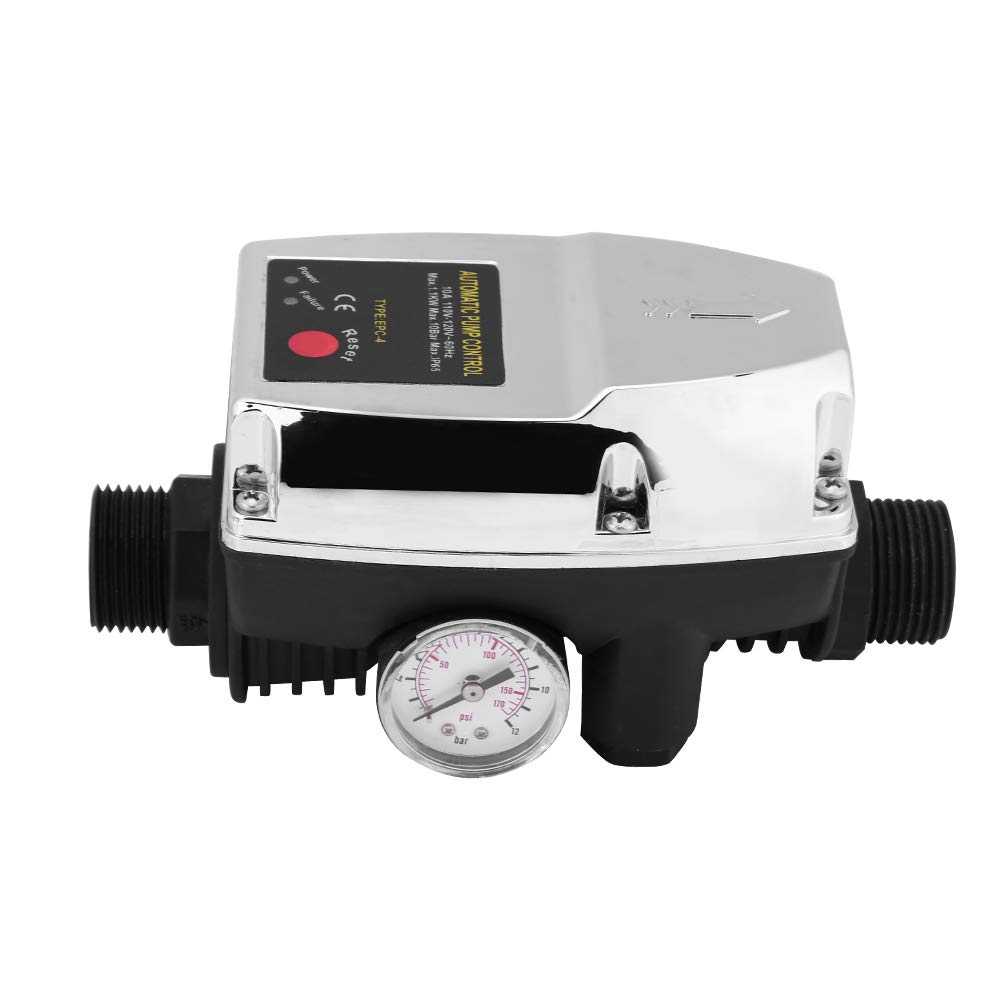 Elektronischer Druckschalter EPC-4 110V – 1,1kW, 1-1,5bar Startdruck, 10bar Max. – Für Gartenpumpe & Jetpumpe