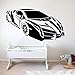 Autocollants muraux de voiture de sport décoration de la maison produits pour enfants accessoires stickers muraux stickers muraux autocollants A4 57x102cm