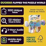 QUOKKA Puzzles 1000 Pieces Adult – Cruise Vistas – Premium Box Packaging with Extra Fun Challenges, Stunning Scenic Animal Puzzle, Perfect for Relaxation, Creativity & Gift Giving
