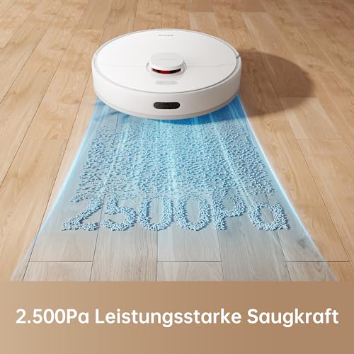 Image of DREAME F9 Pro Robot Vacuum Cleaner and Mop 2-in-1, Mapping for Multiple Floors, Lidar Navigation, 150-Min Runtime, Vacuum Cleaner and Mop Robot, WiFi /App /Alexa, 2500 Pa
