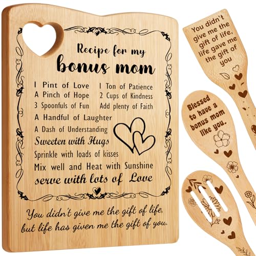 YUEYUQIU Bonus mom Gifts - Birthday Gifts for Bonus mom