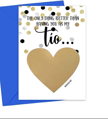 Miniatura 17 de Spanish Will You Be My Godmother Godfather Scratch Off Card, Card for Tia y Tio Promotion to Padrinos from Niece Nephew Goddaughter Godson