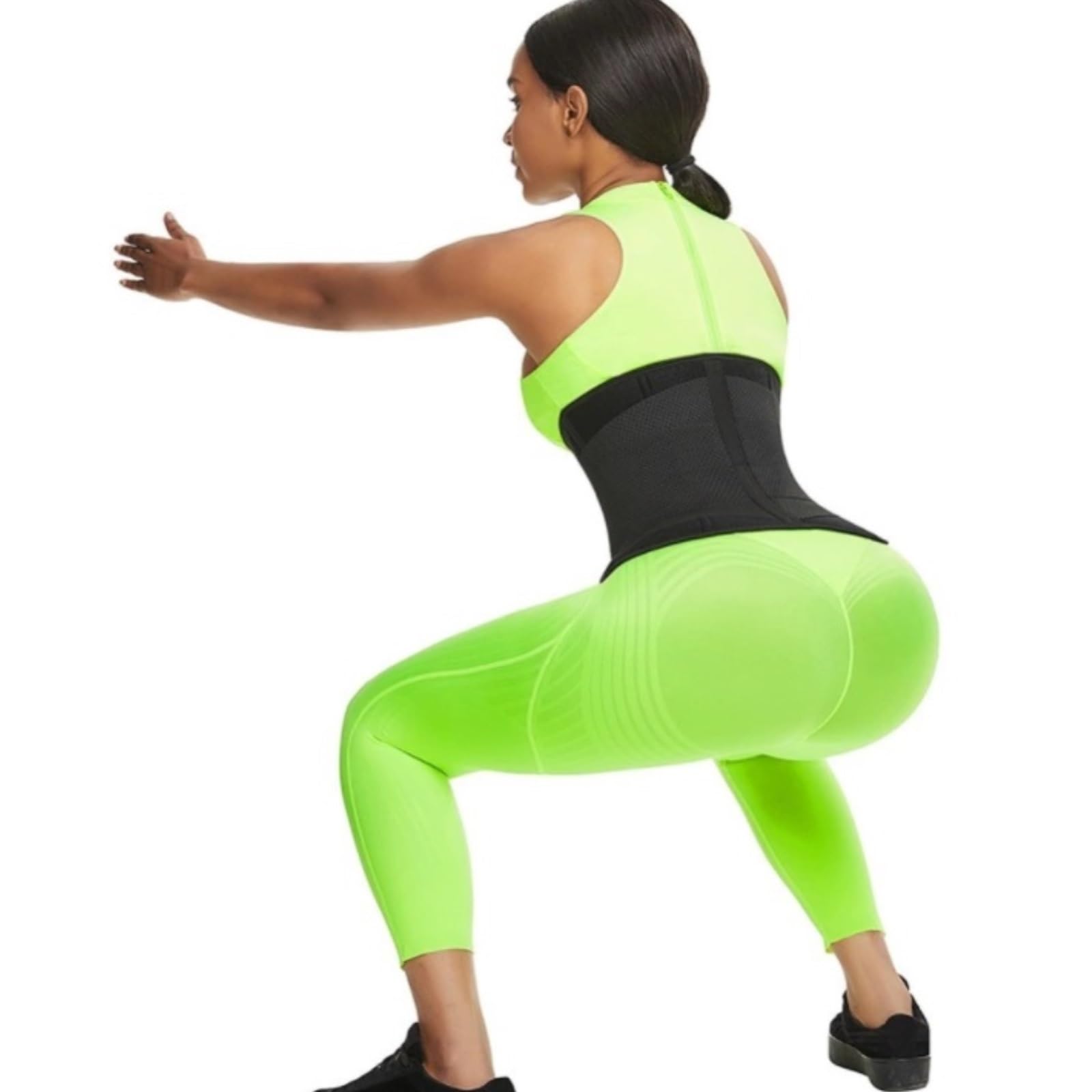 Faja Lumbar Faja Moldeadora De Cintura, Faja Para Entrenamiento, Banda Para El Vientre, Cinturón De Control De Abdomen, Faja Reductora, Sauna, Moldeadora De Cuerpo Adelgazante Para El Sudor Cinturón A