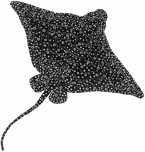 Ceramic Spotted Eagle Ray Small Mosaic