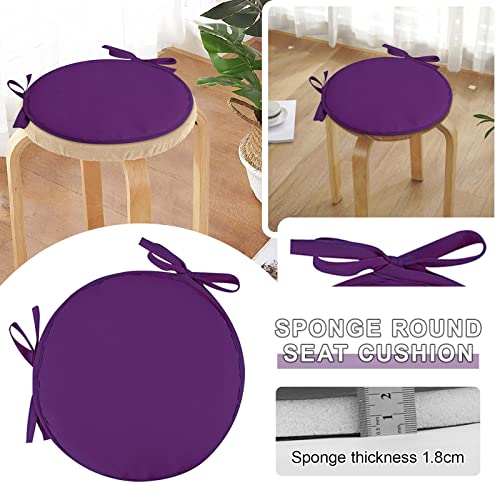 Comfort Chair Pads Chair Pad For Office Chair Floor Round Garden Chair Pads Seat Cushion With Ties And Non Slip Backing For Outdoor Bistros Stool Patio Dining Room 15 Inch #TOP6