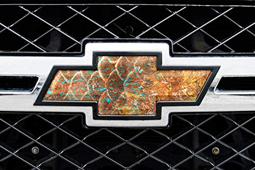 Image of Mossy Oak Graphics Camo Elements Coastal Coral Pattern - 11 inch x 4.75 inch Vinyl Sheet - Auto Emblem Skin, Easy to Install Vinyl Wrap, Fits Any Auto Emblem on Trucks, Cars, or SUVs