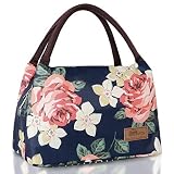 HOMESPON Lunchtasche Lunch Bag süße Kühltasche für Lunchboxen Wasserdichtes Gewebe Faltbare Picknick-Handtasche für Frauen, Erwachsene, Studenten und Kinder