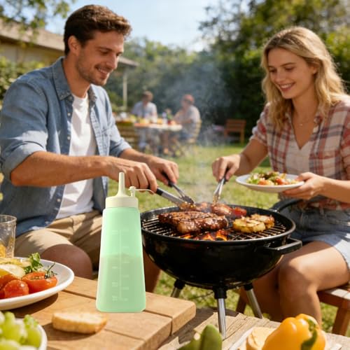 Contenedores de salsa antigoteo de 300 ml para llevar comida sin derrames 3