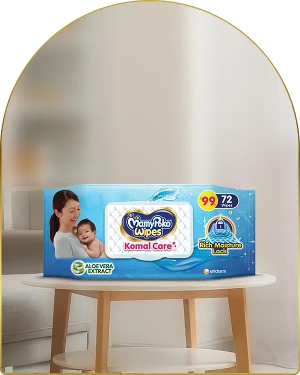Image of Mamy Po-ko Komal Care Wipes PACK OF 2