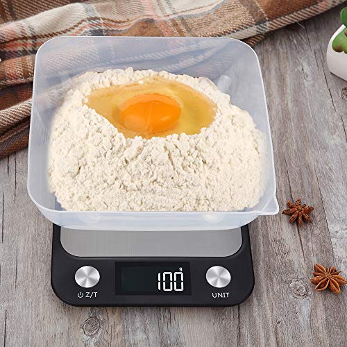 Digital Kitchen/Food Scale Grams And Ounces - Ultra Slim/Multifunction/Tare Function Kitchen Weight Scales For Cooking & Baking - 22Lb/10Kg Capacity,0.04Oz/1G(Batteries Included) #TOP5