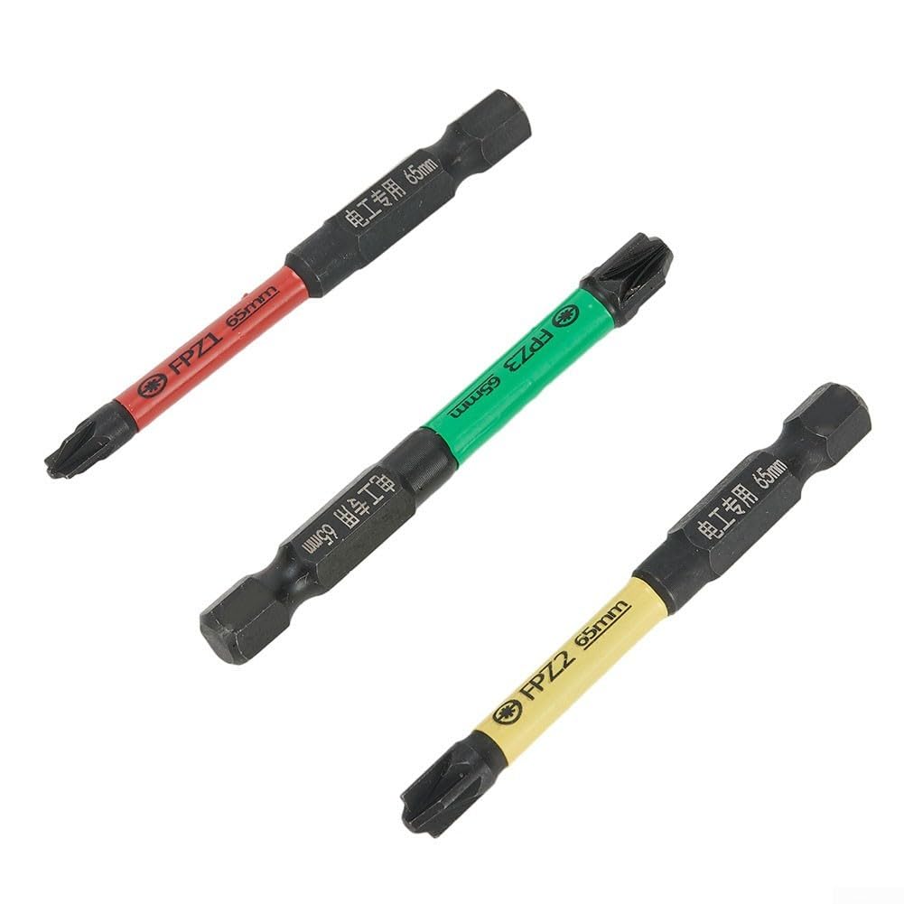 Isolato per cacciavite a croce speciale per elettricisti, magnetizzato, lunghezza 65 mm, acciaio legato, FPZ1 (4 5 mm), FPZ2 (5 5 mm), FPZ3 (7 mm)