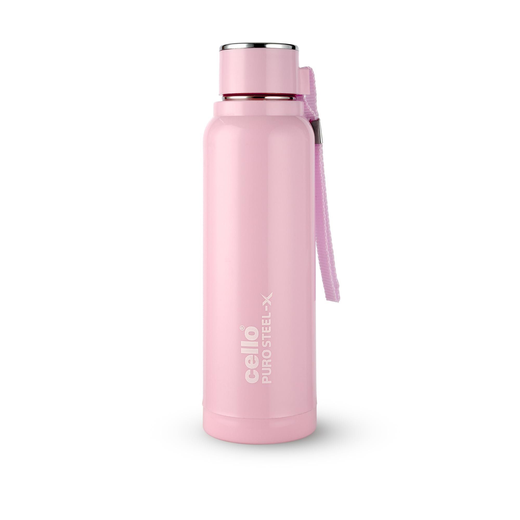 Cello Puro Steel-X Benz 900 PU Insulated Water Bottle 650 ml, Grey | BPA Free, Leakproof, ISI Certified |Hot & Cold Bottle for Gym, Office, College, Travel, Camping, Indoor & Outdoor Sports & Yoga — Amazon image 23