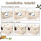 Zyiphor Nistkasten Wellensittich Brutkasten Vogelzuchtbox Holz Zuchtbox Transparentes Design Vogelnest Vogelzucht Vogelhaus für Sittich Exoten Lovebirds Papageien (12x12x19,5cm)