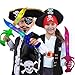 ArtCreativity Light Up Shark Swords for Kids, Halloween Costume Accessories, Halloween Light Up Toys for Kids, Set of 3, 15 Inch Toy Sword with Flashing LED Lights, Great Halloween Toy Sword for Kids