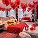 Happy Anniversary Decorations, Romantic Happy Anniversary Valentines Day Balloons Arch Kit Decorations, Happy Anniversary Banner, Feliz Aniversario Decoracion,10 Year Anniversary Decorations