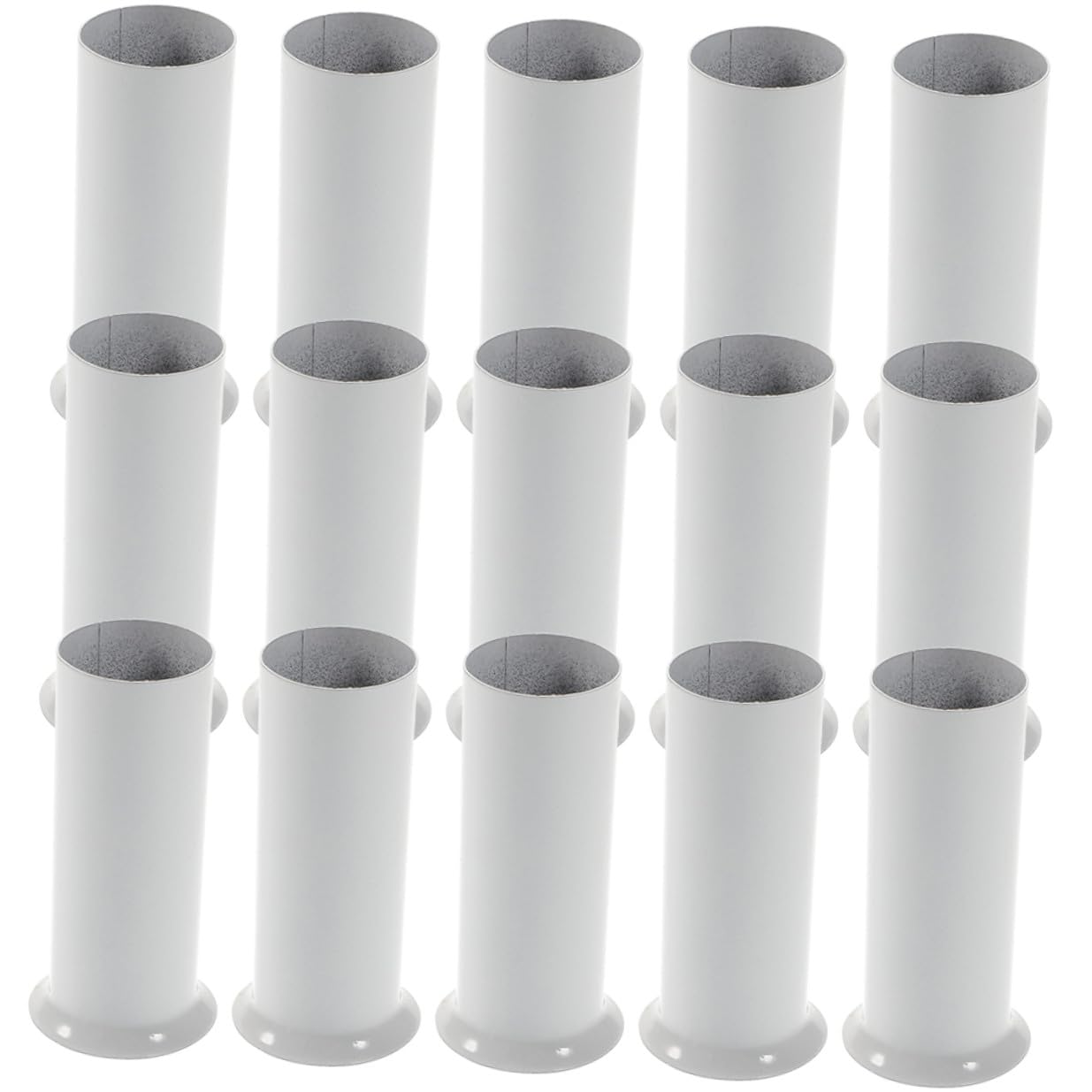 Fundas de vela blancas de fácil instalación para portalámparas de lámparas colgantes 15 unidades