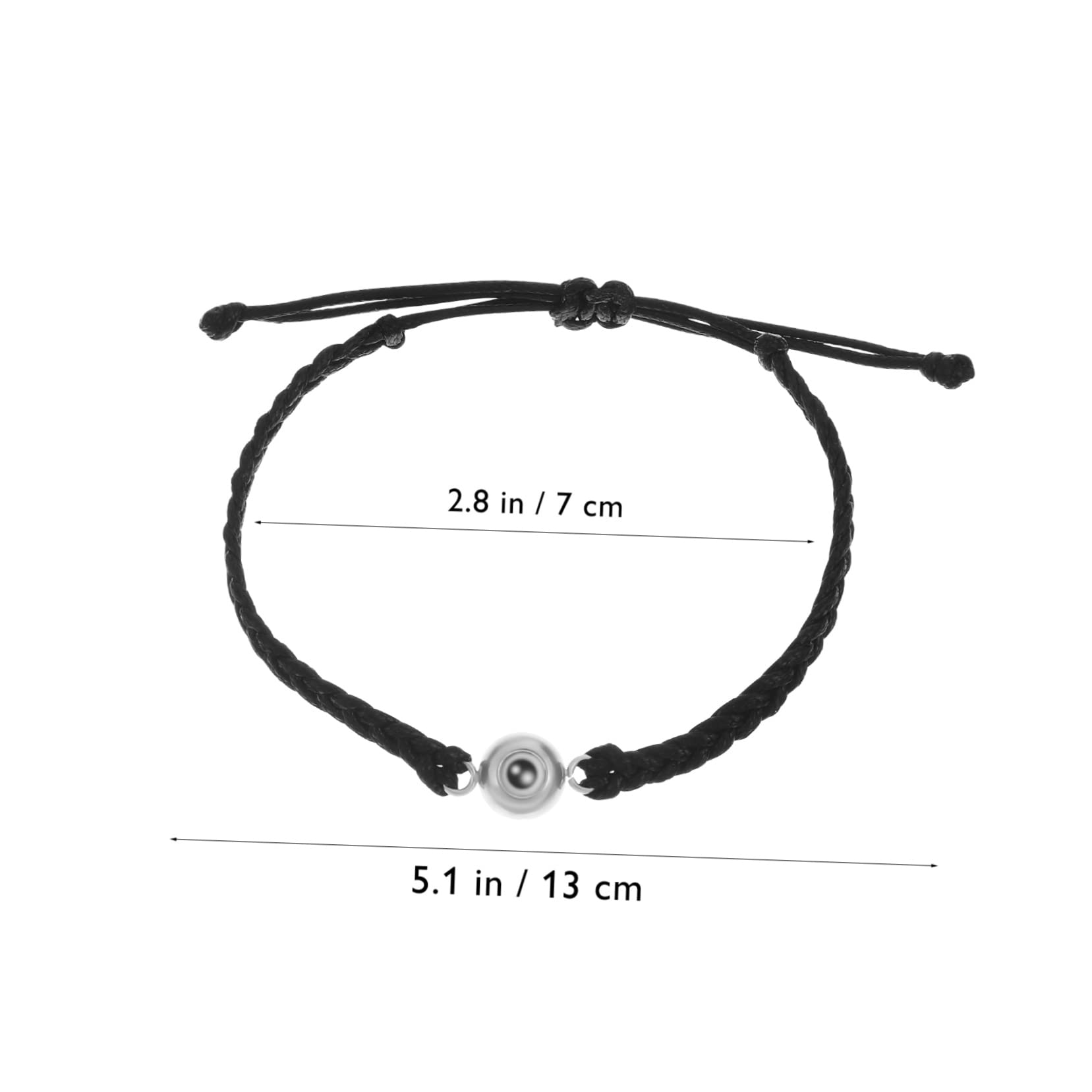 Abaodam 10piezas Pulseras Tejidas Ajustables Con Para Parejas De Joyería Para Hombres y Mujeres Ocasiones Especiales y San Valentín