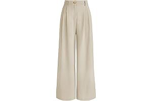Essential Women's Work Pants: Wide-Leg Elegance for Comfort and Style