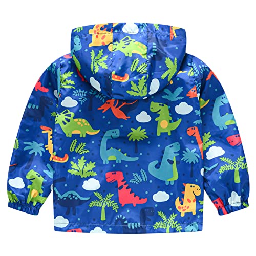 Image of Happy Cherry Kids Boys Girls Fleece Lined Windbreaker Jacket Fashion Prints Hoodie for Fall Winter