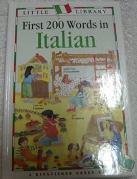 Hardcover First 200 Words in Italian (Little Library) Book
