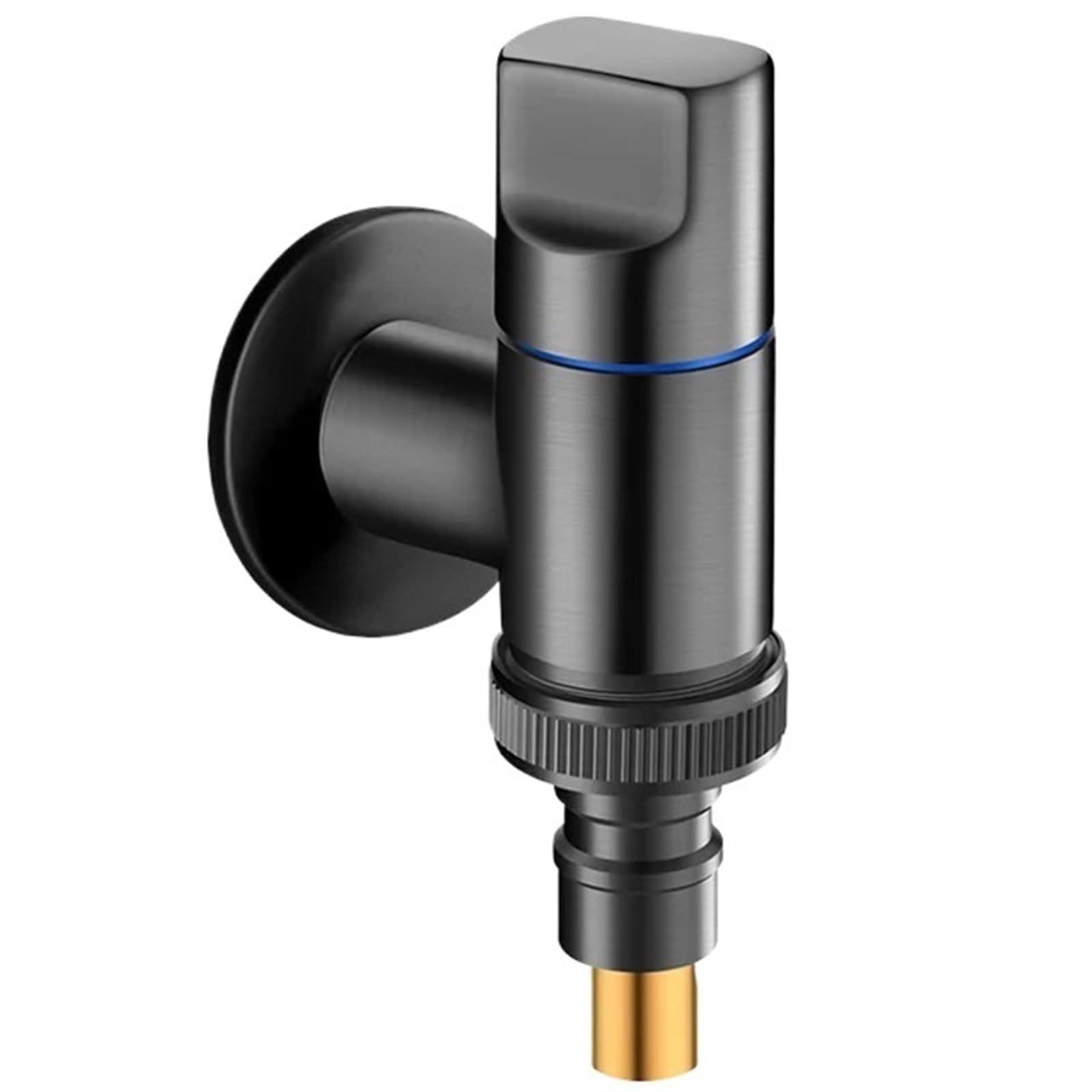 Yilwpv Grey Washing Machine Quick Opening Angle Valve Bathroom Accessories Multi-Function G1/2 Automatic Water Stopper Faucet For Bathroom(Grey)