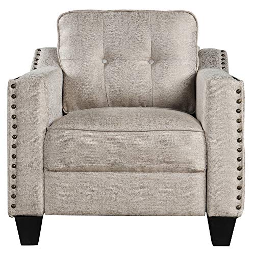 Erye LIVING ROOM FURNITURE SETS 3Pieses Mid-Century Modern Sofa Sets Linen Fabric Tufted Back Sofa&Couch Include 3 Seaters Couch, Loveseat And Armchair With Rivets Rivets For Home Apartment Office Living Room thumb #3